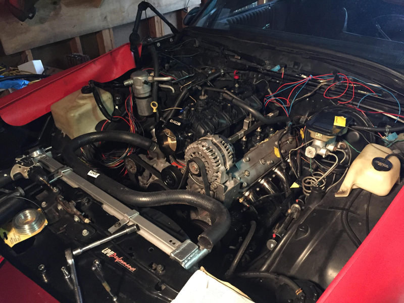 Intake Mockup and front accessories installed